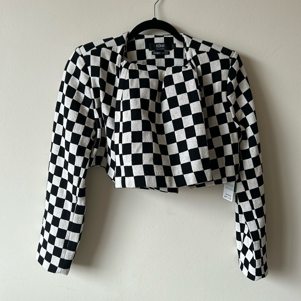 NWT - Simon’s checked skirt and jacket